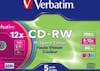 Verbatim Verbatim CD-RW Colour 12x 700 MB 5 pieza(s) Verbatim Verbatim CD-RW Colour 12x 700 MB 5 pieza(s)