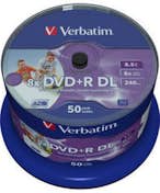 Verbatim Verbatim 43703 DVD en blanco 8,5 GB DVD-R 50 pieza