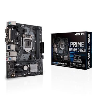 Asus ASUS PRIME H310M-D R2.0 placa base LGA 1151 (Zócal Asus ASUS PRIME H310M-D R2.0 placa base LGA 1151 (Zócal