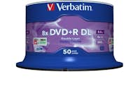 Verbatim Verbatim DVD+R Double Layer 8x Matt Silver 50pk Sp