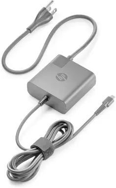 HP HP Adaptador de alimentación de viaje USB-C de 65 HP HP Adaptador de alimentación de viaje USB-C de 65