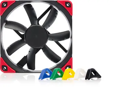 Noctua Noctua NF-S12A PWM chromax.black.swap Carcasa del Noctua Noctua NF-S12A PWM chromax.black.swap Carcasa del
