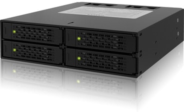 icy dock mb994sp-4s caja para disco duro externo 25 pulgadas pulgadas negro