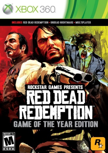 xbox 360 red dead redemption game of the year