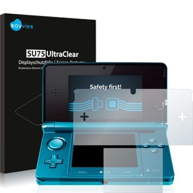 Savvies Protector de Pantalla para Nintendo 3DS [18 Unidad Savvies Protector de Pantalla para Nintendo 3DS [18 Unidad