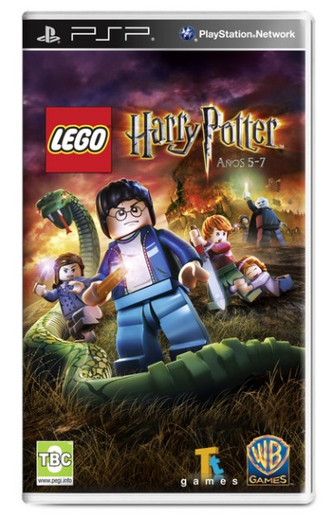 psp lego harry potter anos 5-7