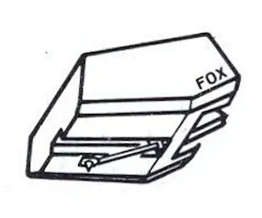 Fonestar Aguja Tocadiscos FOX833-DST-W con punta de diamant Fonestar Aguja Tocadiscos FOX833-DST-W con punta de diamant