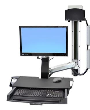 Ergotron Ergotron StyleView Sit-Stand Combo System with Wor Ergotron Ergotron StyleView Sit-Stand Combo System with Wor