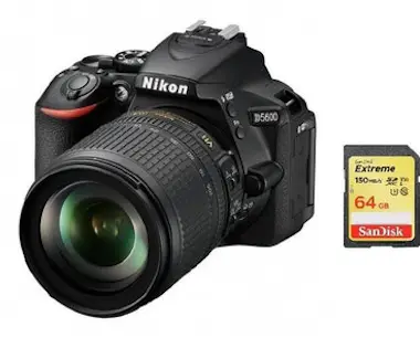 Nikon NIKON D5600 + AF-S 18-105MM F3.5-5.6G ED VR (caja Nikon NIKON D5600 + AF-S 18-105MM F3.5-5.6G ED VR (caja