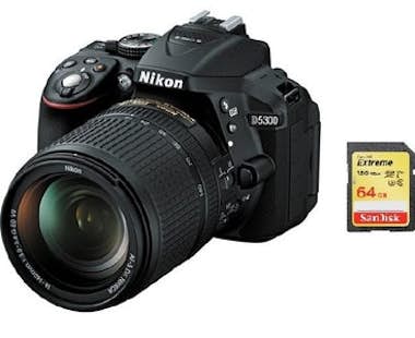 Nikon NIKON D5300 KIT AF-S 18-140MM F3.5-5.6G ED VR DX + Nikon NIKON D5300 KIT AF-S 18-140MM F3.5-5.6G ED VR DX +