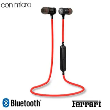 Ferrari Auriculares Stereo Bluetooth Deportivos Universal Ferrari Auriculares Stereo Bluetooth Deportivos Universal