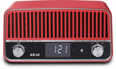 Akai Akai APR500RD radio Portátil Digital Rojo Akai Akai APR500RD radio Portátil Digital Rojo