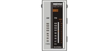 Daewoo Daewoo DRP-129 radio Portátil Analógica Negro, Pla Daewoo Daewoo DRP-129 radio Portátil Analógica Negro, Pla