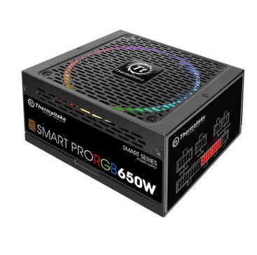 thermaltake smart pro rgb unidad de fuente de alimentacion 650 w atx negro