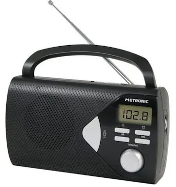 Metronic Metronic 477205 radio Portátil Digital Negro Metronic Metronic 477205 radio Portátil Digital Negro