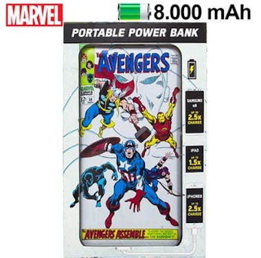 Marvel Bateria Externa Micro-usb Power Bank 8000 mAh Univ Marvel Bateria Externa Micro-usb Power Bank 8000 mAh Univ