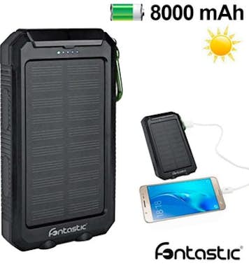 Fontastic Cargador Solar Power Bank 8000 MAh 2 X USB Fontastic Cargador Solar Power Bank 8000 MAh 2 X USB