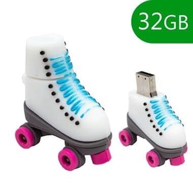 Cool Pen Drive USB x32 GB Silicona Patin Cool Pen Drive USB x32 GB Silicona Patin