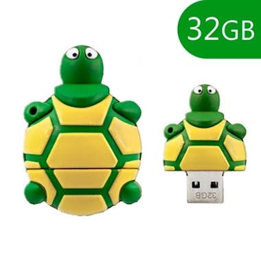 Cool Pen Drive USB x32 GB Silicona Tortuga Cool Pen Drive USB x32 GB Silicona Tortuga