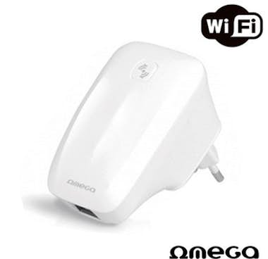 Omega Repetidor Wifi 300 Mbps Blanco Omega Repetidor Wifi 300 Mbps Blanco