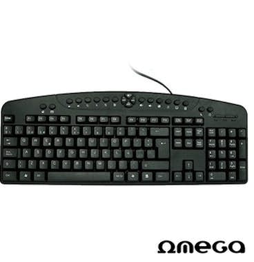 Omega Teclado USB Multimedia Aura Negro Omega Teclado USB Multimedia Aura Negro
