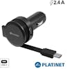 Platinet Cargador Coche Universal Doble Entrada Usb Con Cab Platinet Cargador Coche Universal Doble Entrada Usb Con Cab