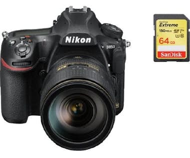Nikon NIKON D850 KIT AF-S 24-120MM F4G ED VR + 64GB tarj Nikon NIKON D850 KIT AF-S 24-120MM F4G ED VR + 64GB tarj