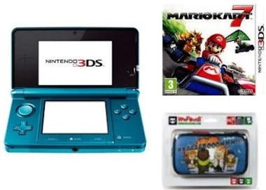 Nintendo 3DS Azul + Mario Kart 7 + Funda Weenicons Nintendo 3DS Azul + Mario Kart 7 + Funda Weenicons