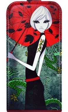 City Girls Funda con tapa vertical para Galaxy Trend City Girls Funda con tapa vertical para Galaxy Trend