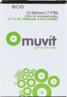 Muvit Batería Litio 1200 mAh para LG Optimus L7 P700 Muvit Batería Litio 1200 mAh para LG Optimus L7 P700