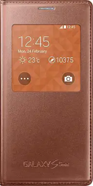 Samsung Funda con tapa libro y ventana para Galaxy S5 Mini Samsung Funda con tapa libro y ventana para Galaxy S5 Mini