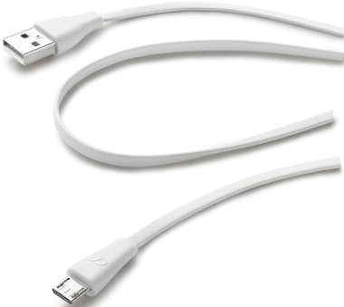 Cellularline Cable plano universal USB a micro USB