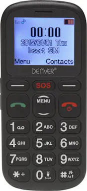 Denver Denver GSP-120 1.77"" 78g Negro Teléfono para pers Denver Denver GSP-120 1.77"" 78g Negro Teléfono para pers