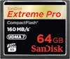 SanDisk Sandisk 64GB Extreme Pro CF 160MB/s 64GB CompactFl SanDisk Sandisk 64GB Extreme Pro CF 160MB/s 64GB CompactFl