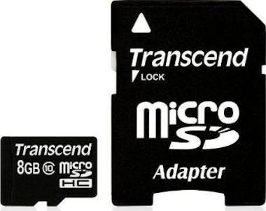 Transcend Transcend TS8GUSDHC10 8GB MicroSDHC Clase 10 memor