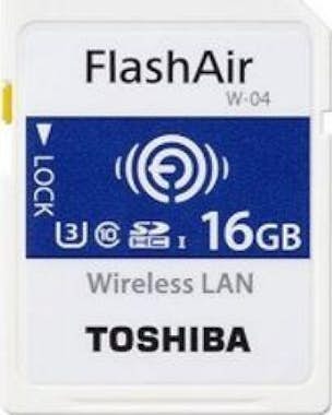 Toshiba Toshiba FlashAir W-04 16GB SDHC UHS-I Clase 3 memo Toshiba Toshiba FlashAir W-04 16GB SDHC UHS-I Clase 3 memo