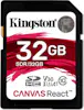 Kingston Kingston Technology SD Canvas React 32GB SDHC UHS- Kingston Kingston Technology SD Canvas React 32GB SDHC UHS-