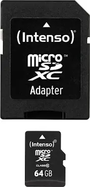Intenso Intenso 64GB MicroSDHC 64GB MicroSDHC Clase 10 mem Intenso Intenso 64GB MicroSDHC 64GB MicroSDHC Clase 10 mem