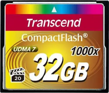 Transcend Transcend 1000x CompactFlash 32GB 32GB CompactFlas Transcend Transcend 1000x CompactFlash 32GB 32GB CompactFlas