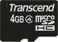 Transcend Transcend TS4GUSDC4 4GB MicroSDHC memoria flash