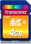 Transcend Transcend TS4GSDHC10 4GB SDHC Clase 10 memoria fla