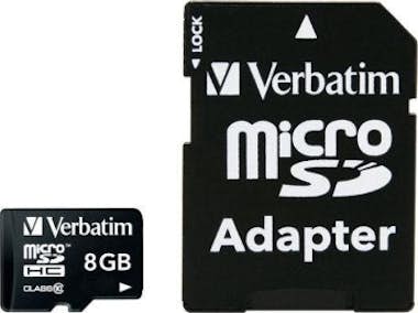 Verbatim Verbatim Premium 8GB MicroSDHC Clase 10 memoria fl Verbatim Verbatim Premium 8GB MicroSDHC Clase 10 memoria fl