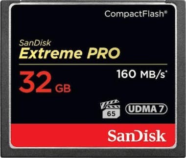 SanDisk Sandisk 32GB Extreme Pro CF 160MB/s 32GB CompactFl SanDisk Sandisk 32GB Extreme Pro CF 160MB/s 32GB CompactFl