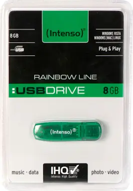 Intenso Intenso Rainbow Line 8GB USB Drive 8GB memoria fla Intenso Intenso Rainbow Line 8GB USB Drive 8GB memoria fla