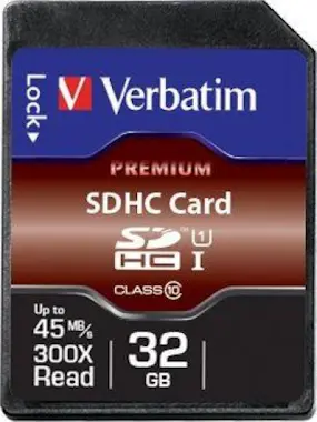 Verbatim Verbatim Premium 32GB SDHC Clase 10 memoria flash Verbatim Verbatim Premium 32GB SDHC Clase 10 memoria flash