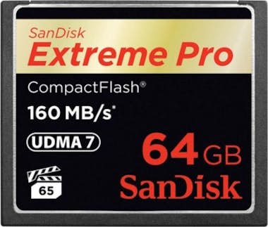SanDisk Sandisk 64GB Extreme Pro CF 160MB/s 64GB CompactFl SanDisk Sandisk 64GB Extreme Pro CF 160MB/s 64GB CompactFl