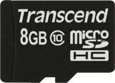 Transcend Transcend TS8GUSDC10 8GB MicroSDHC Clase 10 memori Transcend Transcend TS8GUSDC10 8GB MicroSDHC Clase 10 memori
