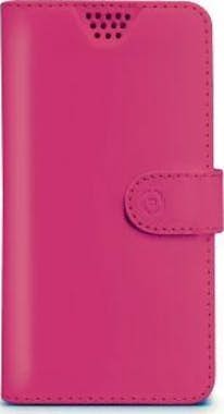 Celly Celly WALLYUNIXLFX 5"" Funda cartera Rosa funda pa Celly Celly WALLYUNIXLFX 5"" Funda cartera Rosa funda pa