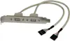 StarTech.com StarTech.com Adaptador de Placa USB A Hembra de 2 StarTech.com StarTech.com Adaptador de Placa USB A Hembra de 2