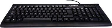 Coolbox CoolBox COO-TEC01HU USB QWERTY Español Negro tecla Coolbox CoolBox COO-TEC01HU USB QWERTY Español Negro tecla